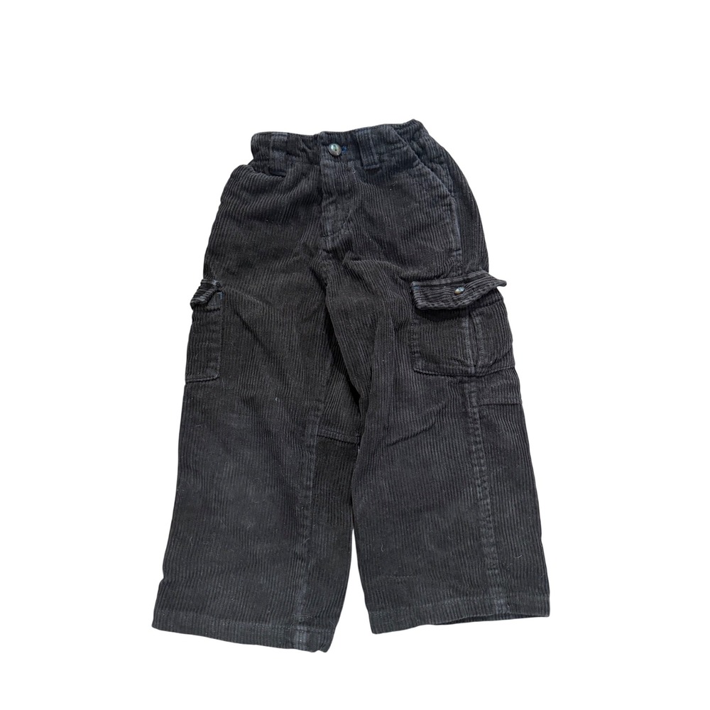 Jacadi Paris Expedition Corduroy Cargo Pants Dark Brown 36M Toddler Boys Utility